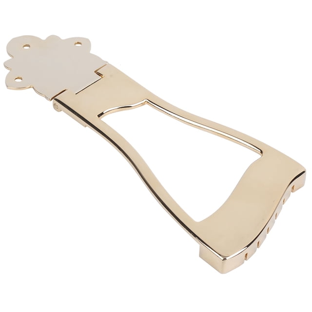 Puente dorado para guitarra Hollow Jazz Archtop, Accesorios para Instrumentos Musicales