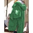 thumbnail image 3 of Womens Quilted Puffer Jacket Hooded Long Sleeve Zip Up Winter Coat Lightweight Warm Jackets with Pockets, 3 of 11