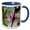 Blue/White, variant on 3drose, Pink Peach Blossom, 11oz Mug