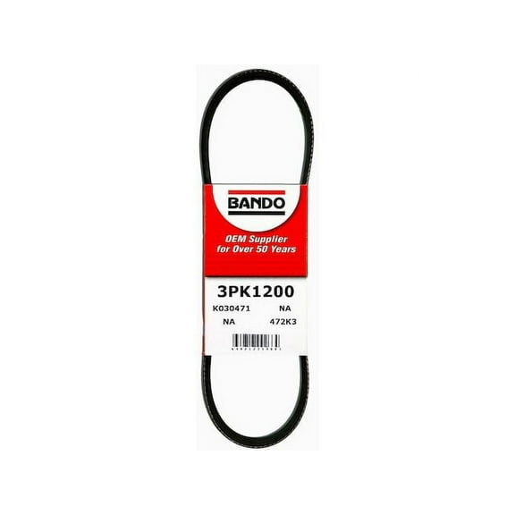 Power Steering Accessory Drive Belt - Compatible with 2010 - 2011 Toyota Camry 2.5L 4-Cylinder