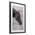 thumbnail image 2 of Stupell Industries Rustic Lodge Mother Horse Grazing in Meadow Black Framed Print Under Glass, 14 x 20, by Nathan Larson, 2 of 8
