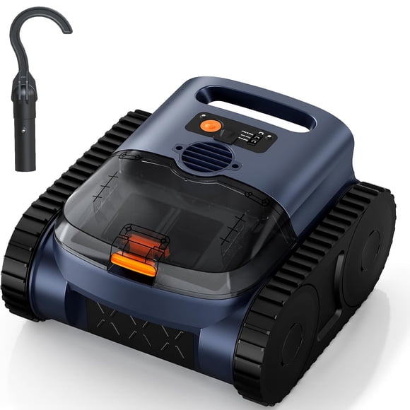 Cordless Pool Vacuum Robot with Wall & Waterline Cleaning,180 Mins Runtime, Smart Navigation, Robotic Pool Cleaner for Inground & Above Ground Pools up to 2100 Sq.ft