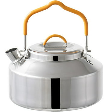 Stainless Steel Camping Pot Cookware Outdoor Hiking Accessories Coffee Kettle Portable