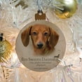 thumbnail image 5 of Red Smooth Dachshund Wiener Dog Breed Wood Christmas Tree Holiday Ornament, 5 of 7