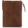 thumbnail image 2 of Genuine Leather Multipurpose Bifold Wallet ID holder - RFID ing - Unisex (Brown), 2 of 5