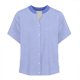 thumbnail image 4 of Camisetas Casuales de Manga Corta con Cuello en V Impreso Botón de Verano Suelto Y de Moda, 4 of 5