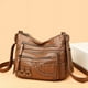 thumbnail image 2 of Bolso bandolera de primavera, bolso de hombro para madre, bolso pequeño de piel suave lavada para mujer, bolso para mujer de mediana edad y mayores, bolso que combina con todo, 2 of 6
