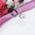 thumbnail image 3 of OUNONA 4 Pcs Round Resin Shirt Clips for Clothing Use Assorted Color Smooth Durable with 2 5cm Diameter, 3 of 6