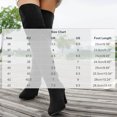 thumbnail image 3 of Xfvqtps Womens Thigh High Boots Pull on Tie Back Chunky High Heel Pointed Toe Suede over the Knee Boots, 3 of 6