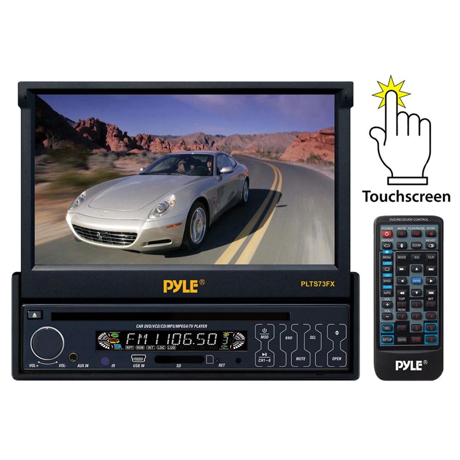 pyle 7 double din in dash touch screen tft lcd price