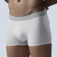 thumbnail image 2 of Paiwinds Men's Ice Silk Boxers, Seamless Breathable Four-Corner Shorts, Made from Polyester, Loose Fit for Summer, Beach, and Home Wear, 2 of 9