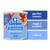 Gerber Snacks for Baby Lil Crunchies Garden Tomato Puffs, 1.48 oz Canister