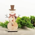 thumbnail image 2 of Wooden Snowman Figurine, 2 of 3