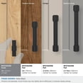 thumbnail image 4 of Amerock Faircrest 2 inch (51mm) Length Matte Black Cabinet Knob, 4 of 7