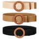 thumbnail image 1 of cinturones trenzados para mujer, cinturón ancho estilo boho, cinturón trenzado para la cintura, ideal para vestidos y jeans., 1 of 7