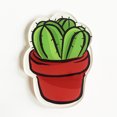 thumbnail image 2 of Coofit 4PCS Fridge Magnets Cartoon Cactus Fridge Decoration Refrigerator Magnets, 2 of 10