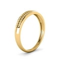 thumbnail image 2 of 925 Sterling Silver Gold Vermeil Twisted Rope Band Minimalist Mother's Day Gift Ring, 2 of 5