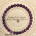 thumbnail image 3 of CNKOO 1/2 Pcs Bracelet Grenat Réglable 6mm Perles en Pierre Naturelle Pierre de Naissance Janvier Symbole d'Engagement Positif Rajeunissement Racine Chakra Équilibre Bijou Cadeau Spirituel Fait Main, 3 of 5