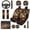 Wolf Print, variant on Binienty Eagle American Flag Car Seat Covers Full Set 14 Pack with Vehicle Steering Wheel Cover Automotive Armrest Cushion Pad Seat Headrest Covers Auto Seat Belt Pads Interior Accessories Set