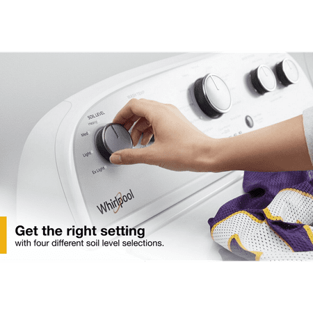 Whirlpool - 3.9 Cu. Ft. Top Load Washer with Water Level Selection - White