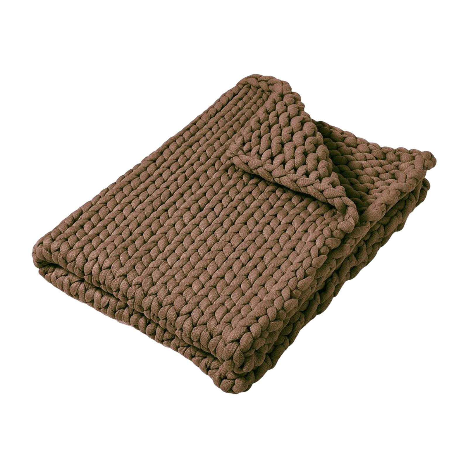 Fashion Chunky Yarn Blanket Warm Thick Blanket Knitted Blanket
