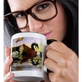 thumbnail image 2 of 3drose, Lunar Sand Dunes Dragon, 11oz Two-tone Black Mug, 2 of 6