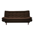thumbnail image 1 of Sofa Cama Ikasa Muebles Capitonado Color Café, 1 of 4