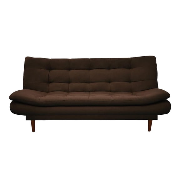 Sofa Cama Ikasa Muebles Capitonado Color Café