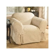 Home Trends Normandy Chair Slipcover, Champagne
