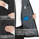 thumbnail image 3 of Chaleco Softshell ligero para hombre de 33 000 pies, chaqueta sin mangas a prueba de viento con cremallera y forro polar para Golf, correr, senderismo, 3 of 5