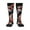 1 Black, variant on Tricolor Koi Fish Trio Print Compression Socks for Both Men And Women for Running, Travel, Flight, Nurse