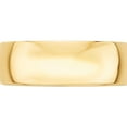thumbnail image 2 of 14K Yellow Gold 14Ky 7mm Ltw Half Round Band Size 11.5 Made In United States hrl070-11.5, 2 of 5