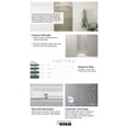thumbnail image 7 of Kohler 707510-D3-BNK 70 x 36 in. Revel Pivot Shower Door with 0.25 in. Thick Frosted Glass - Anodized Brushed Nickel, 7 of 7