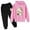 Pink-a, variant on Gaexia Girls Fall Outfits Size 10-12 ,Girls Casual Outfits 2 Piece Fashion Printed Hoodie With Soft Pants Playful And Bottoms Comfy Daily Wear For Toddler Youth