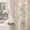 Tan-taupe Base, variant on Farmhouse Floral Linen Shower Curtain, Vintage Tan Pattern Rustic Shower Curtains for Bathroom, Taupe,72x72