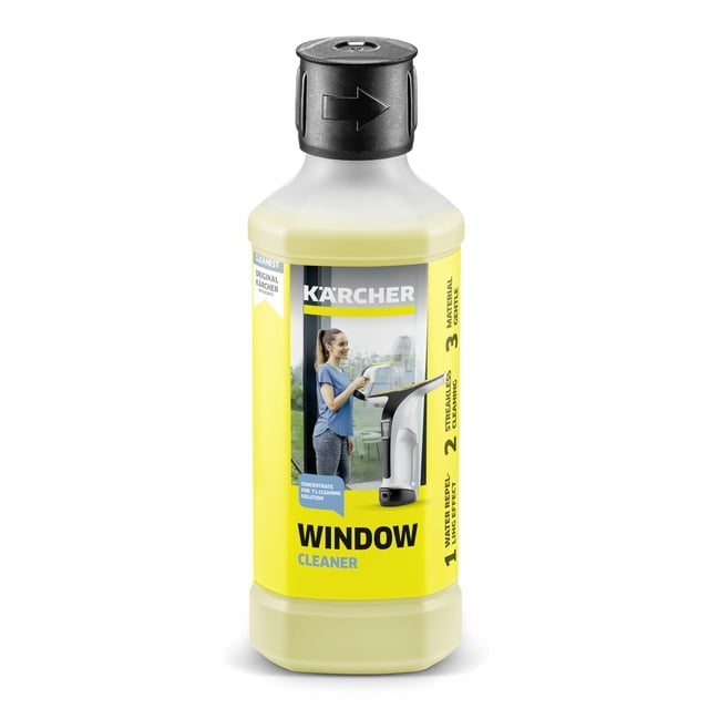 Limpiacristales concentrado Kärcher 500 ml para aspiradora de ventanas