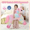 thumbnail image 3 of MorisMos Giant Unicorn Stuffed Animal 43'' Soft Unicorn Plush Toy, 3 of 9