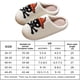 thumbnail image 2 of Pantuflas Mullidas para El Felpa Murciélago/pirata Halloween Suaves Hombres Y Mujeres, 2 of 9