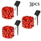 thumbnail image 1 of Guirnalda de luces solares para exteriores, 400/300/200/100 LED, 8 modos, para jardín, patio, árbol, fiesta de Navidad, lámpara de alambre de cobre resistente al agua, 1 of 6