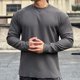 thumbnail image 1 of Blusas y camisas de manga larga con cuello redondo para hombre, sudaderas casuales, jersey de cuello redondo, sudadera de manga larga, blusa para hombre, 1 of 5
