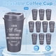 thumbnail image 2 of Tazas de café Skylety Bible Verse, 16 onzas, reutilizables, 20 unidades, color gris, 2 of 7