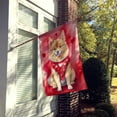 thumbnail image 6 of Finnish Spitz My Valentine House Flag 28 in x 40 in, 6 of 7