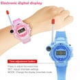 thumbnail image 6 of CNKOO 2-Pack Kids Walkie Talkies Watches for 3-12 Year Old Children, Walkie Talkies for Kids 2 Way Radio Toy with LCD Flashlight, Multifunction Children Walkie Talkiesfor Outside, Camping, Hiking, 6 of 7