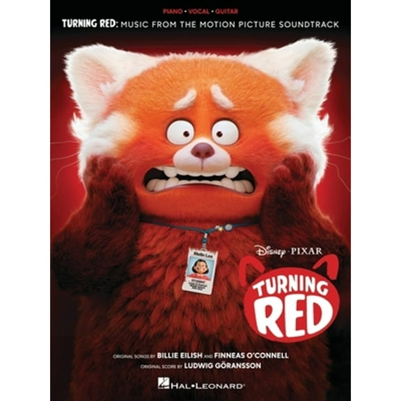 Turning Red: Music from the Motion Picture Soundtrack Arranged for Piano/Vocal/Guitar with Color (Paperback) by Ludwig Goransson, Billie Eilish, Finneas O''Connell