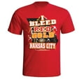 thumbnail image 1 of Kansas City Football "Je Saigne Rouge & Or - Allez Kansas City!" T-shirt Rouge, 1 of 1