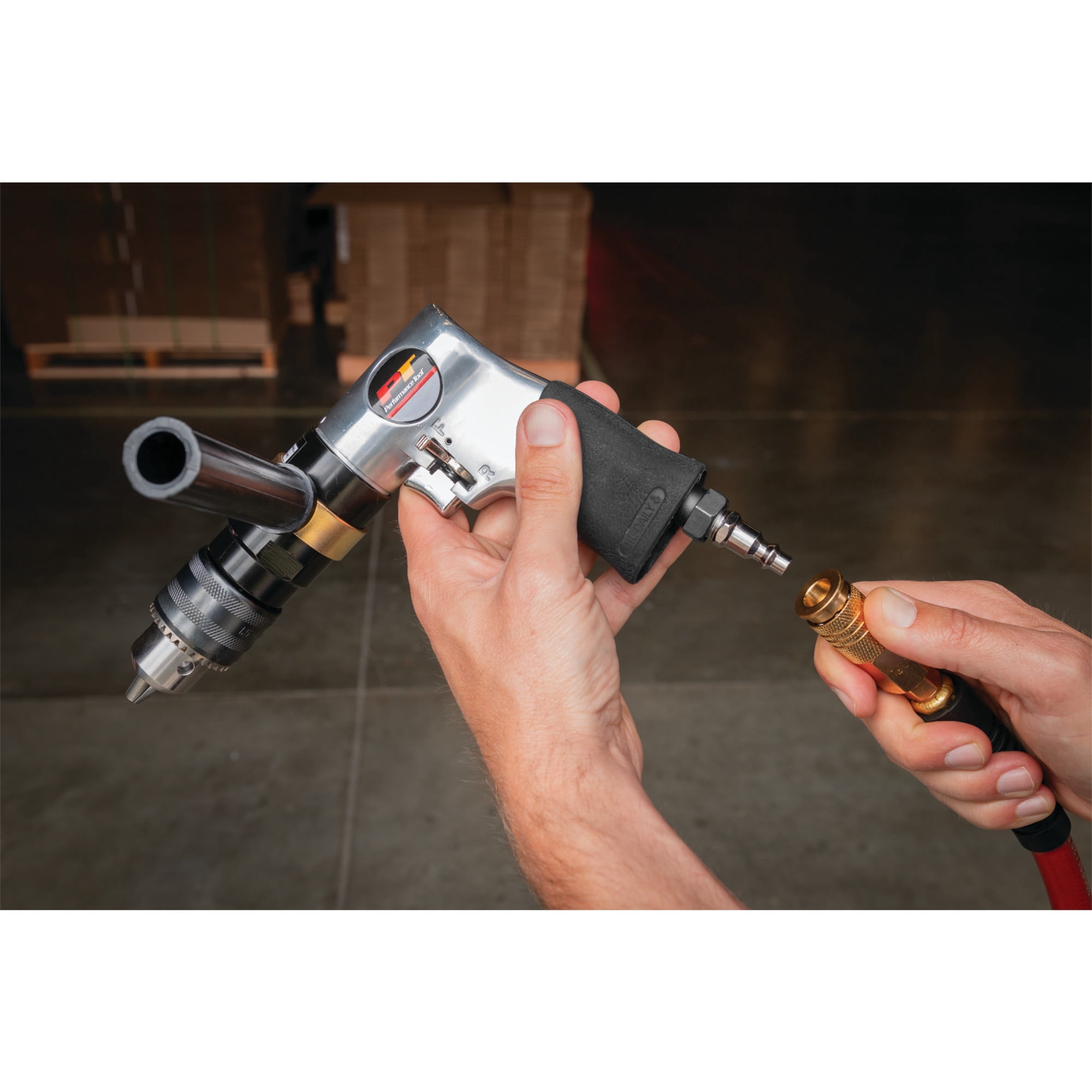 Performance Tool M651 1/2-Inch Heavy Duty Reversible Drill with Keyless Chuck and Variable Speed Trigger for Precision Drilling and Driving Jobs