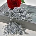 thumbnail image 4 of Imitation Silver Gold Foil Chips Flakes Decal Decoration Nails Arts Sticker for Painting Crafts Slime Resin Mold Filling Silver, 4 of 4