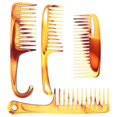 thumbnail image 1 of Amber Wide Tooth Comb for Men Safe and Gentle Detangling 1 Set Plastic Lightweight Portable, 1 of 1