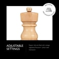 thumbnail image 3 of Cole & Mason London Natural Beech Salt Mill, Non Corroding Ceramic Mechanism, Salt Grinder with Adjustable Grind, Beech Wood, 180mm, Seasoning Mill, Lifetime Mechanism Guarantee, 3 of 7