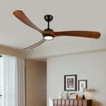 thumbnail image 6 of Tower Fan 72 Inch wood Ceiling Fan with light, Low Profile Ceiling Fan with Remote Control,Noiseless Reversible DC Motor with Timer,Box Fan, 6 of 10